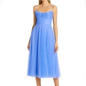NWT Monique Lhuillier Tulle Midi Dress